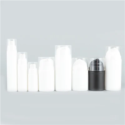 15 ml 30 ml 60 ml 80 ml fehér levegő nélküli pumpás palack